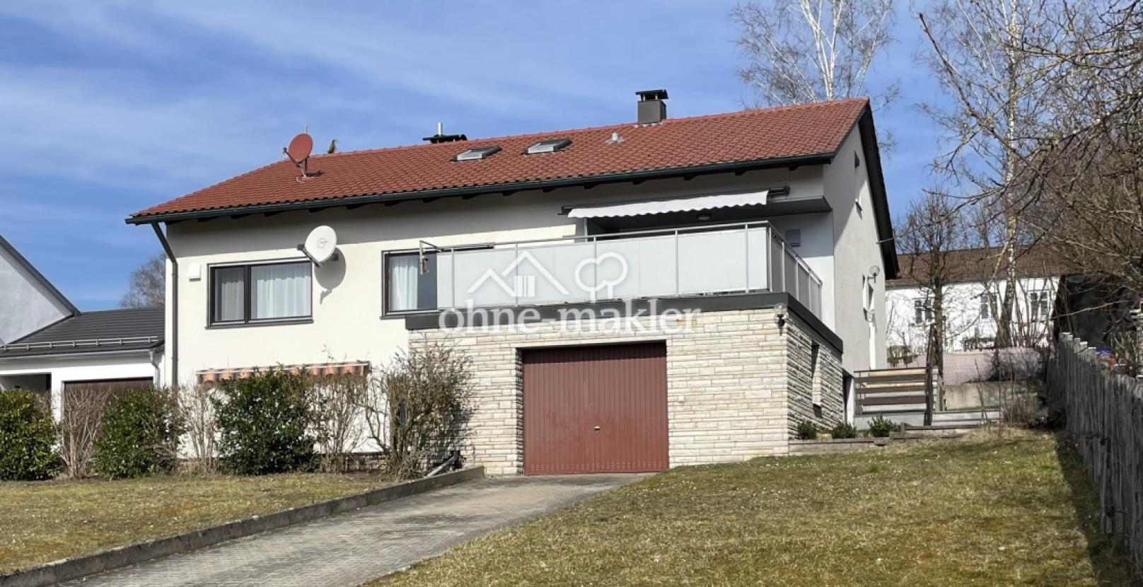 Südseite mit Whg. OG rechts