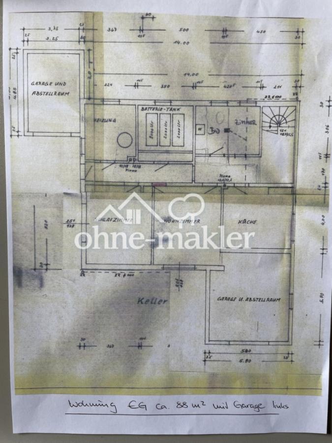 Grundriss Whg. EG