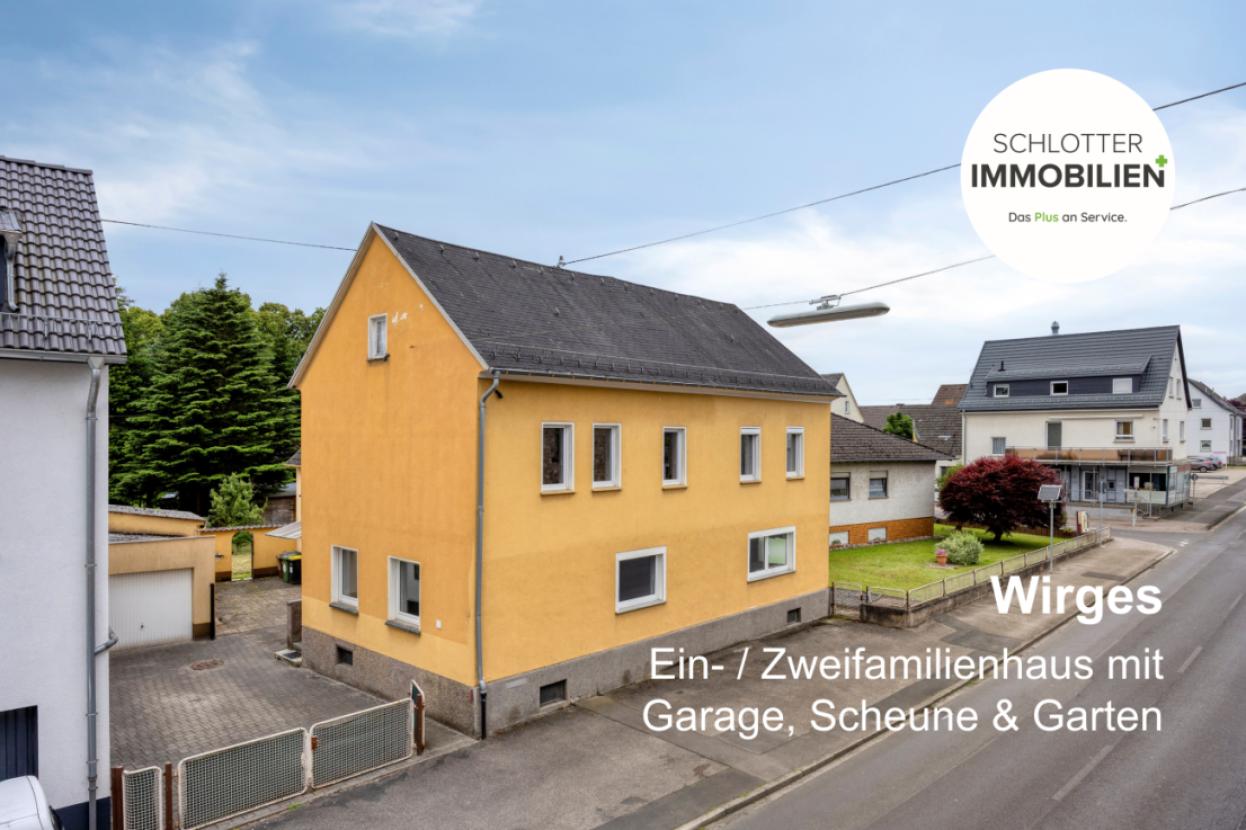 Ein- bis Zweifamilienhaus