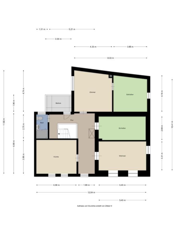 Grundriss Obergeschoss