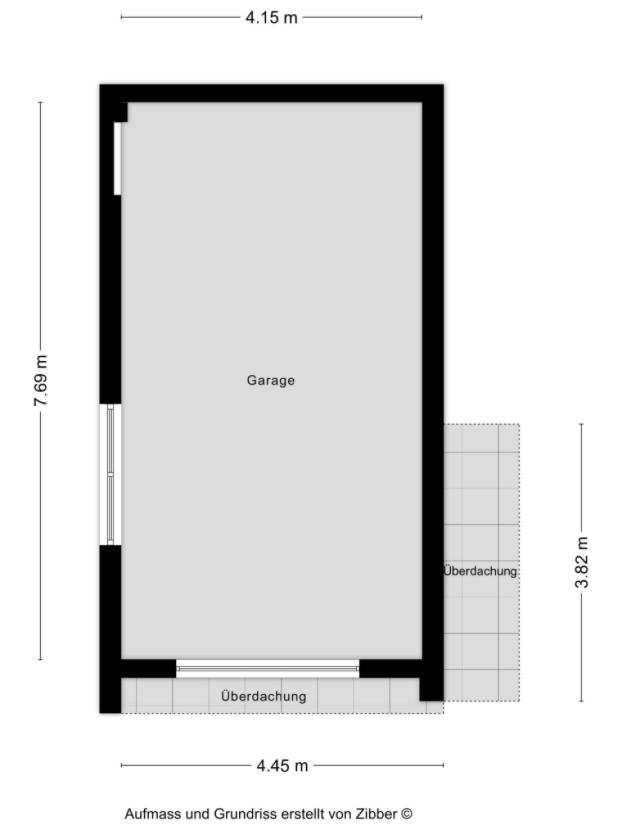 Grundriss Garage