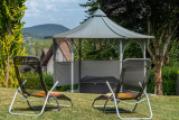 Hochwertiger Gartenpavillon mit Pool und Ausblick