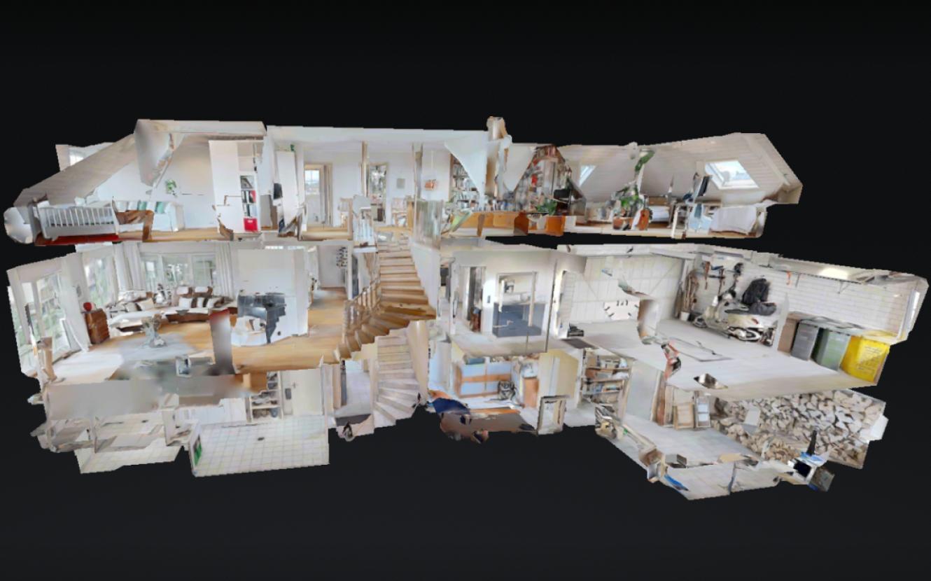 Gläsernes Matterport Objektmodell