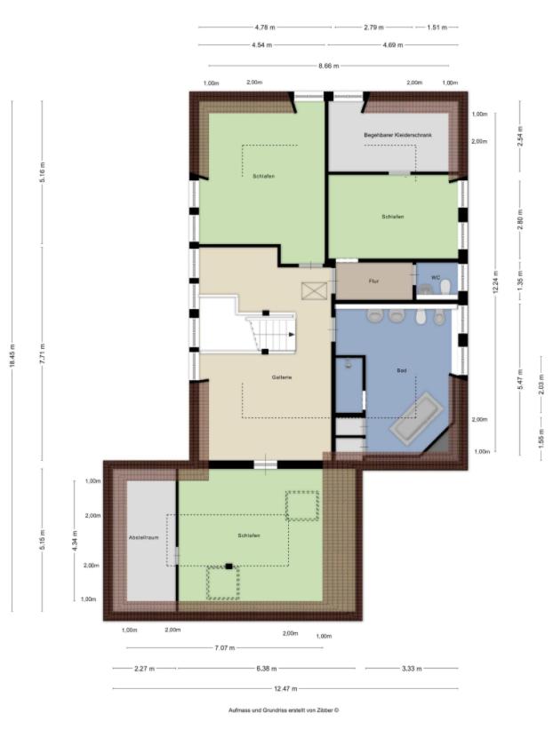 Grundriss Obergeschoss