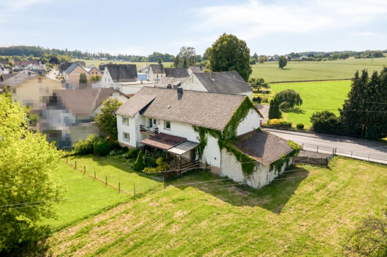 Perspektivansicht Haus Rückseite