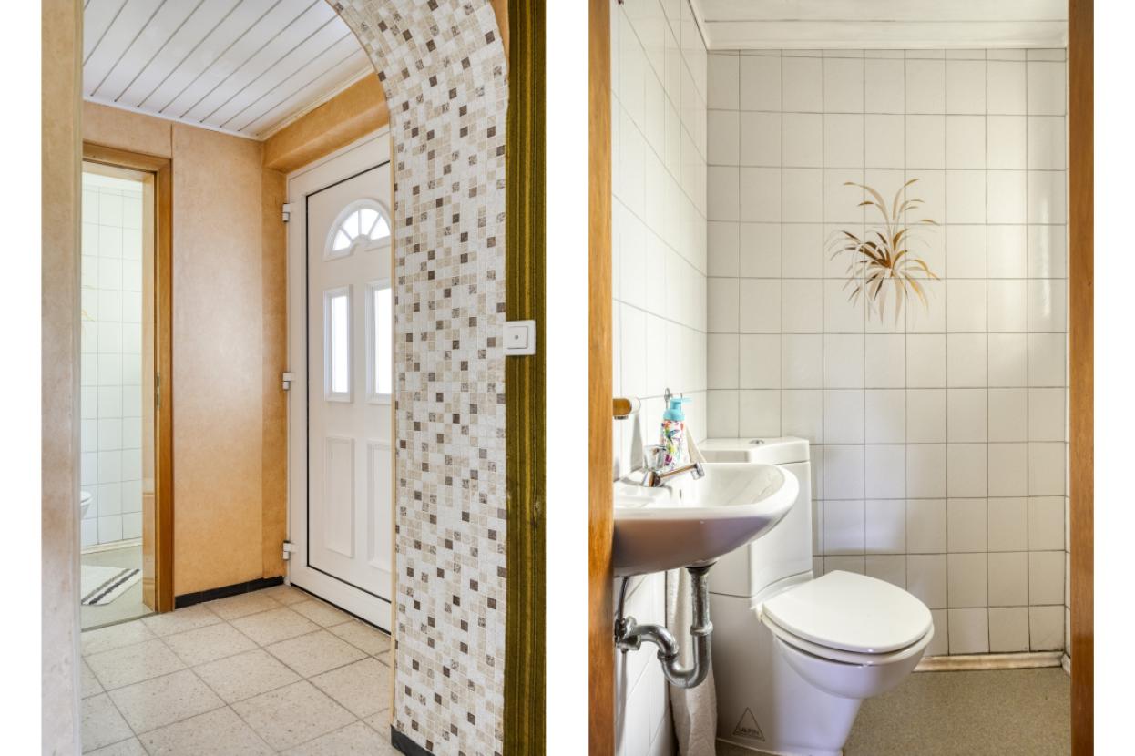 Eingang und Gäste-WC