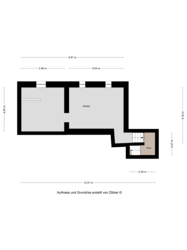 Grundriss Keller
