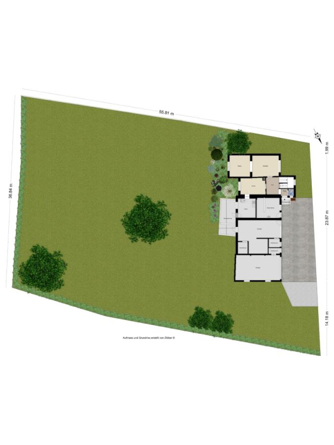 Grundriss Lageplan Grundstück