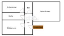 Grundriss 3 Zimmer Wohnung
