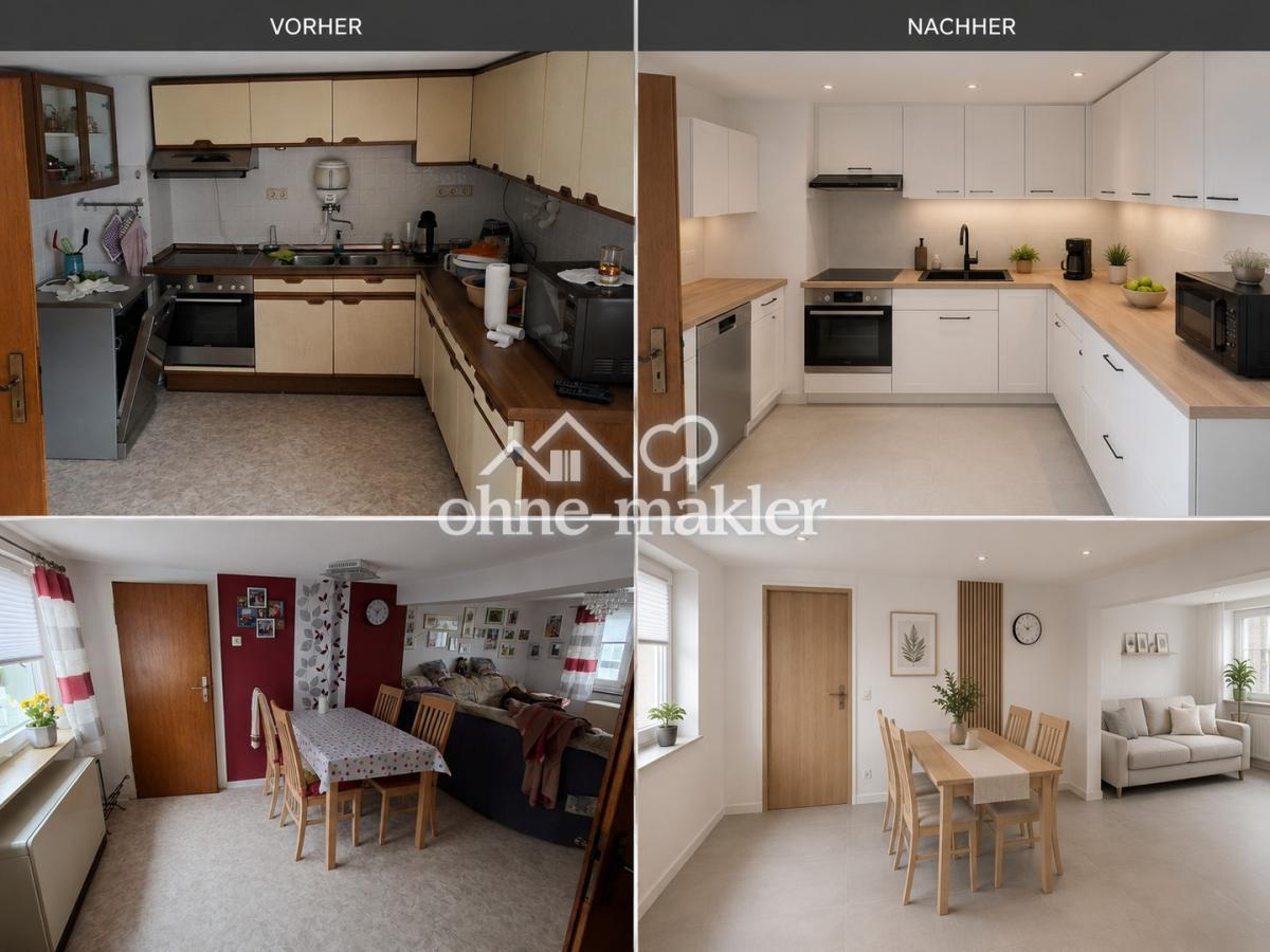 Küche/ Esszimmer - KI Idee