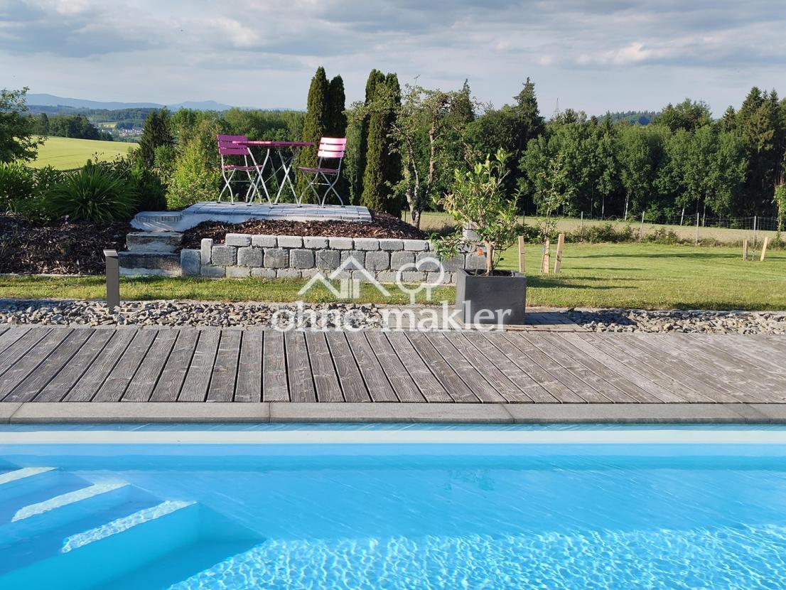 Aussicht vom Pool
