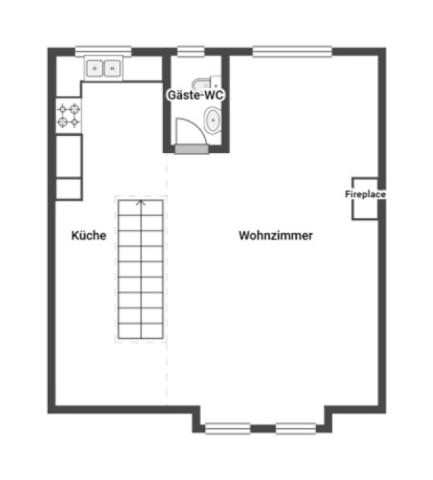 Grundriss Skizze 1.OG