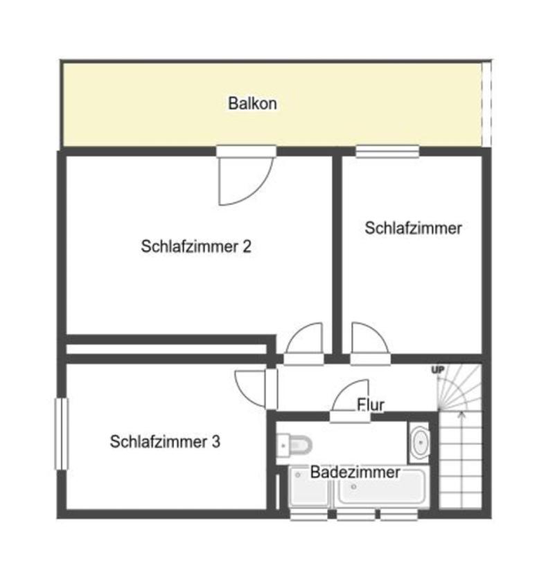 Grundriss Skizze 1.OG