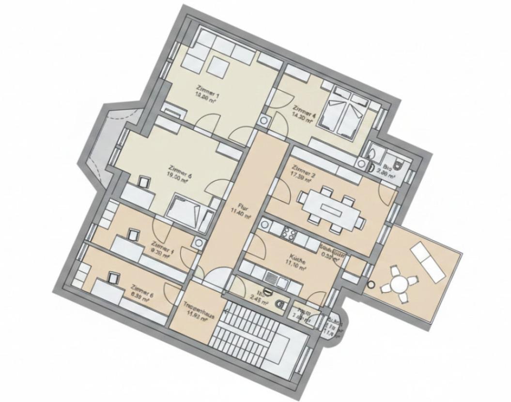 Grundriss / KI-generiert
