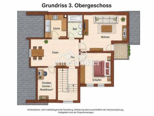 Grundriss 3. Obergeschoss