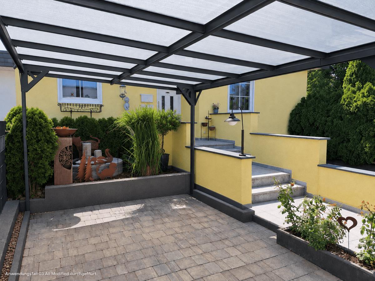 Carport mit Pergola