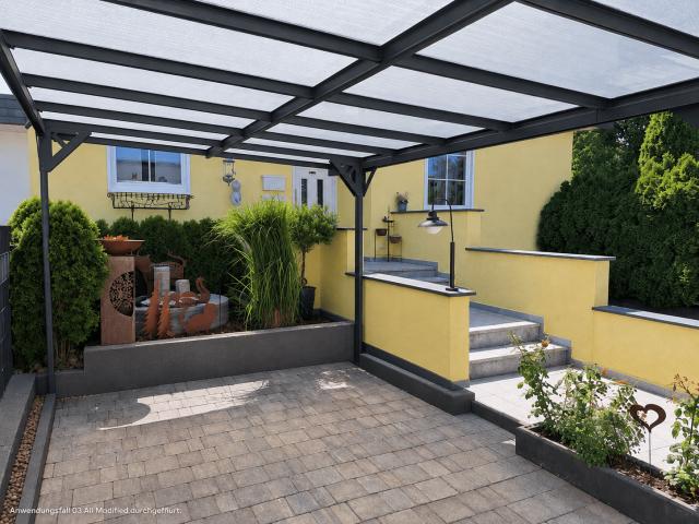 Carport mit Pergola
