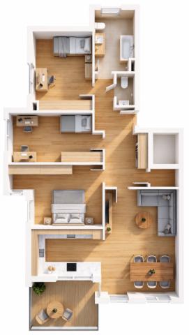 Plochingen 4,5 Zi. Wohnung (KI generiert)