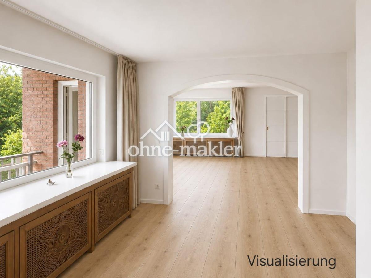 Blick aus dem Esszimmer