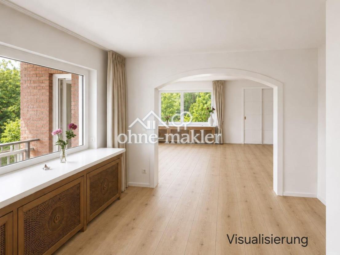 Blick aus dem Esszimmer