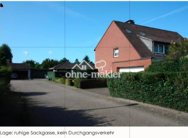 Hausansicht mit Sackgasse