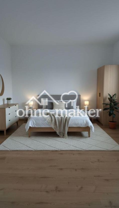 Schlafzimmer eingerichtet