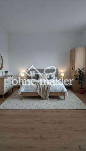 Schlafzimmer eingerichtet