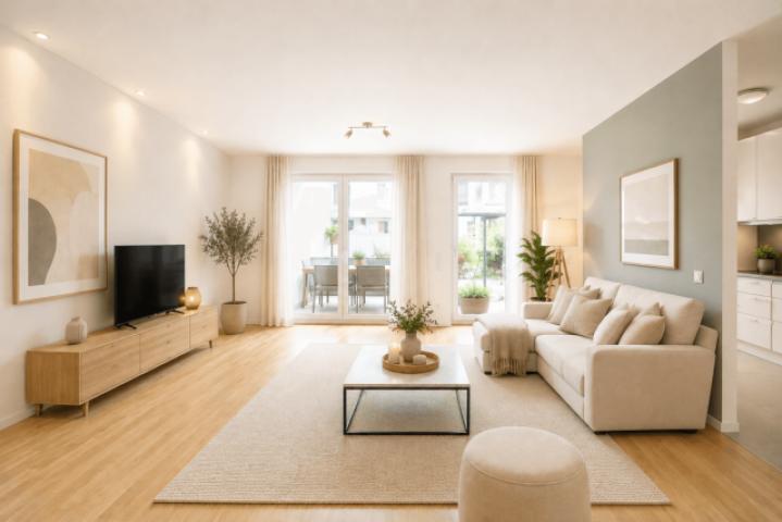 Wohnzimmer (KI basiert)