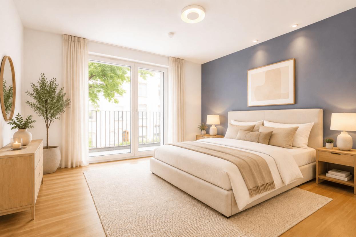 Schlafzimmer (KI basiert)