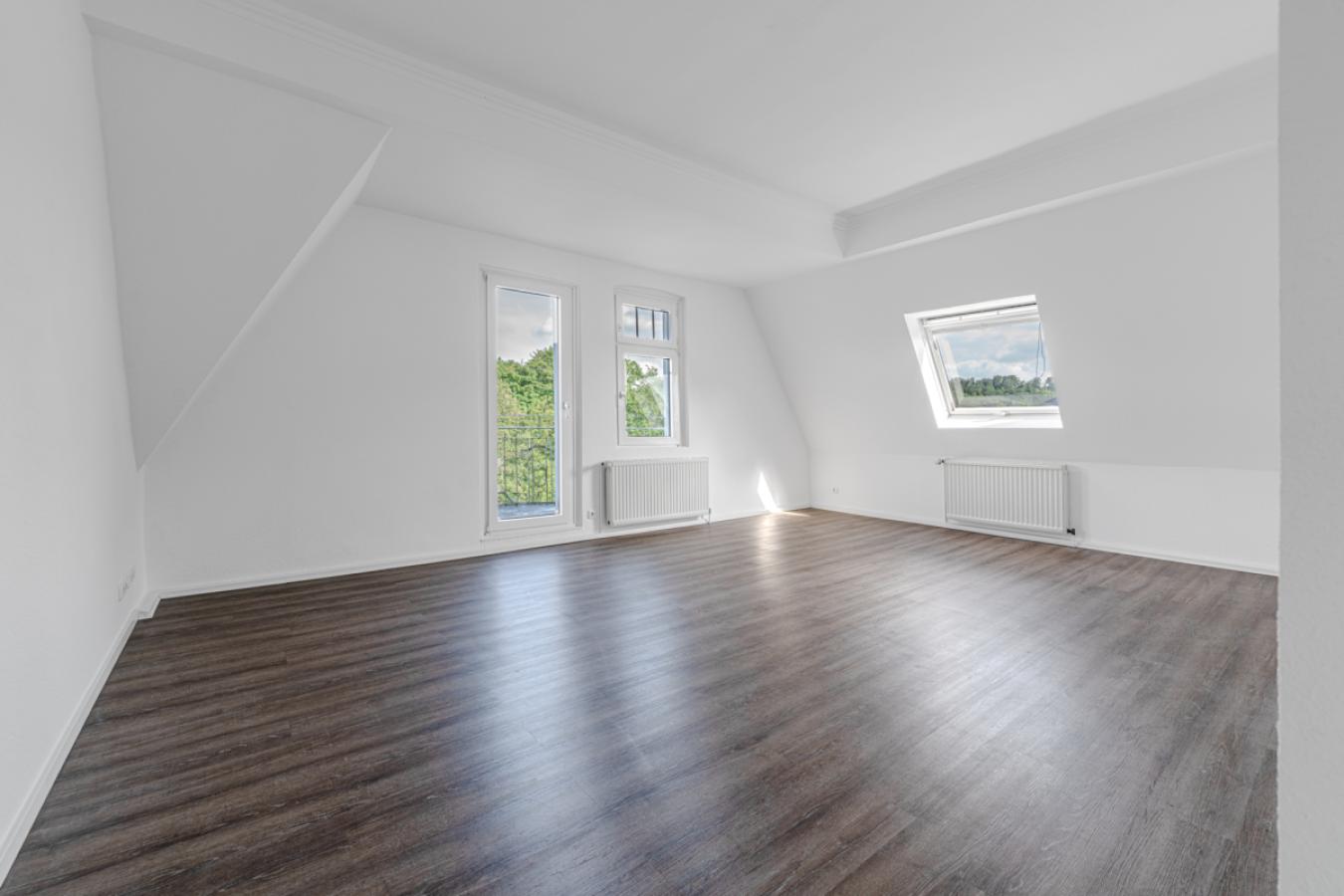 Ansicht Wohnbereich Wohnung DG
