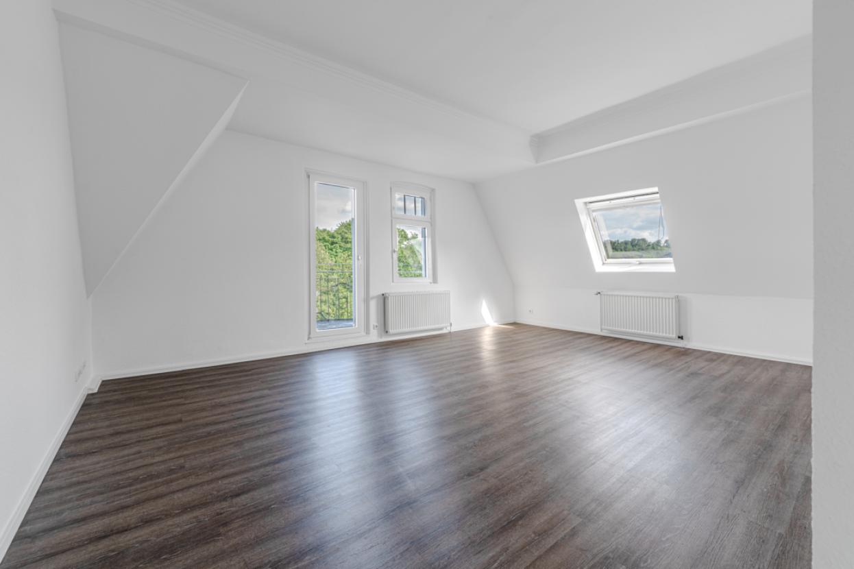 Ansicht Wohnbereich Wohnung DG