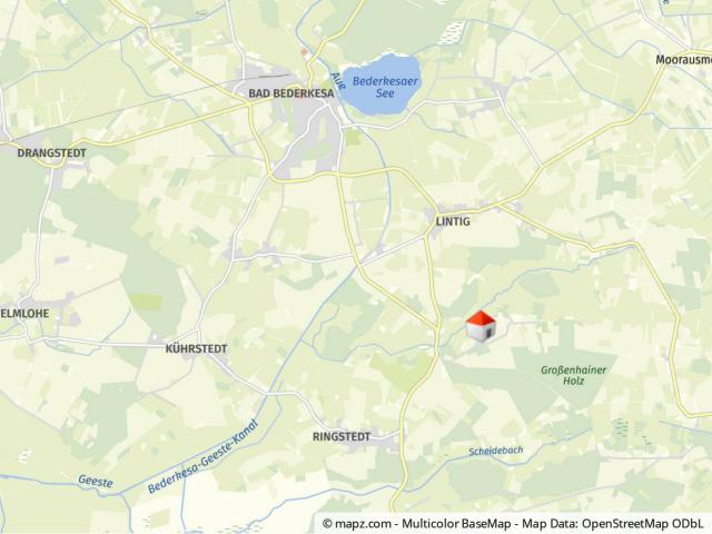Geolyzer Kartenausschnitt