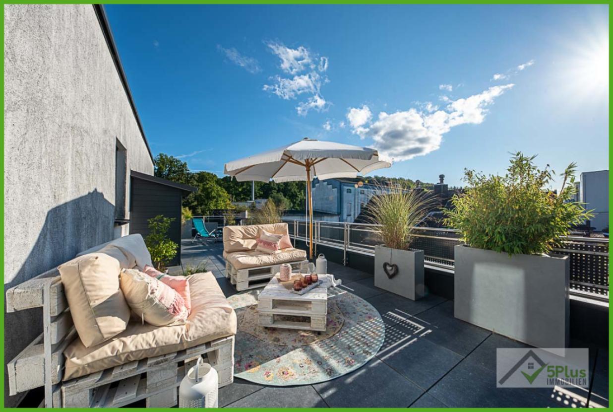 5Plus Immo Penthouse Langerwehe Dachterrasse