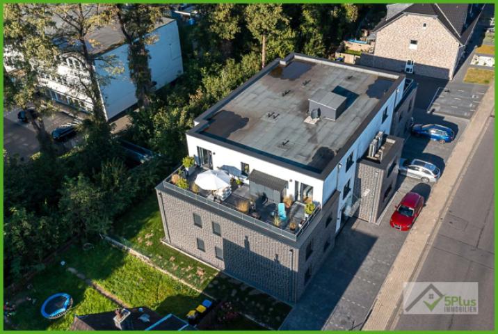 5Plus Immo Penthouse Langerwehe Dachterrasse Drohnenaufnahme