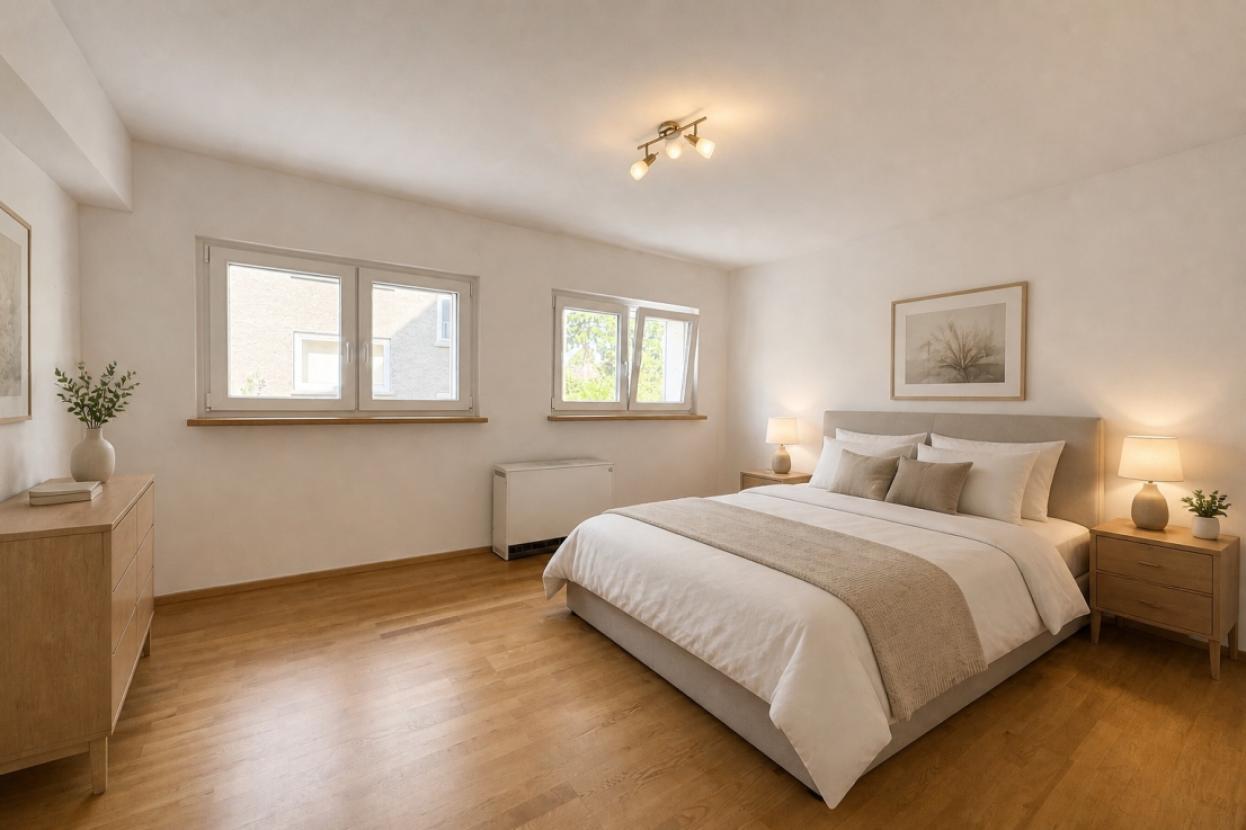 Einrichtungsbeispiel Schlafzimmer