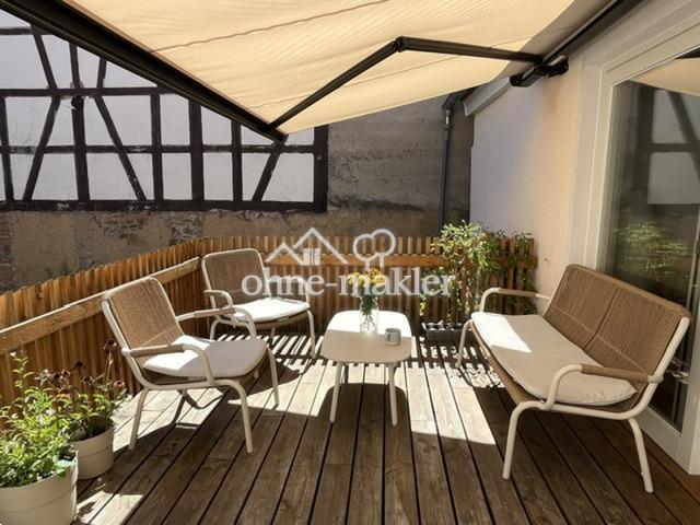 Terrasse mit Markise