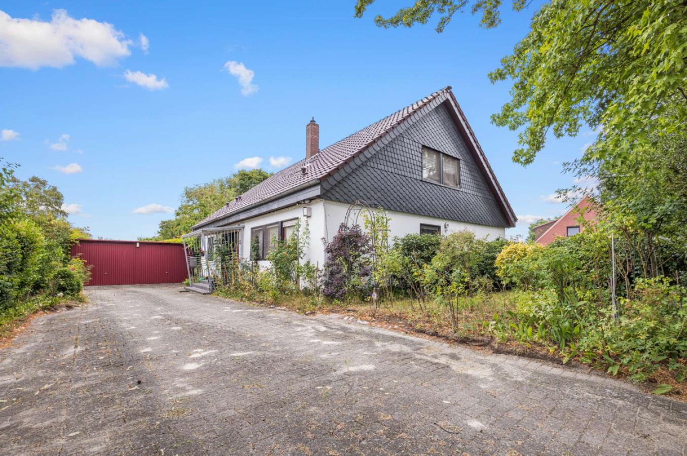 Frontansicht des Hauses