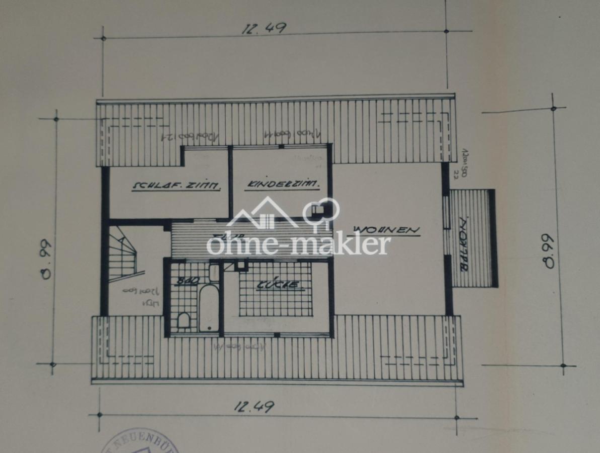 2OG Grundriss 1963