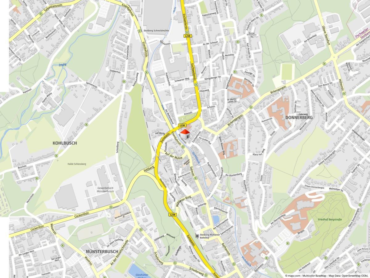 Geolyzer Kartenausschnitt