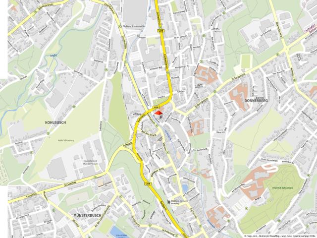 Geolyzer Kartenausschnitt