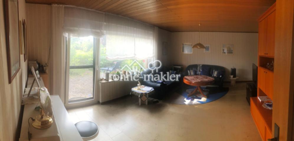 Wohnzimmer Gartenblick West