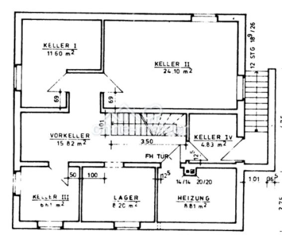 Grundriss Keller