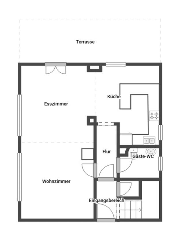 Grundriss Skizze EG