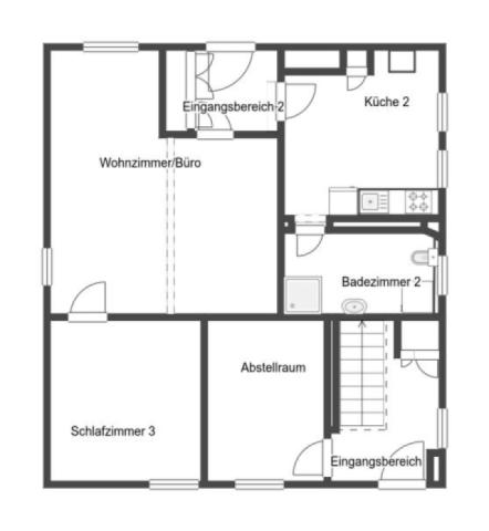Grundriss Skizze EG