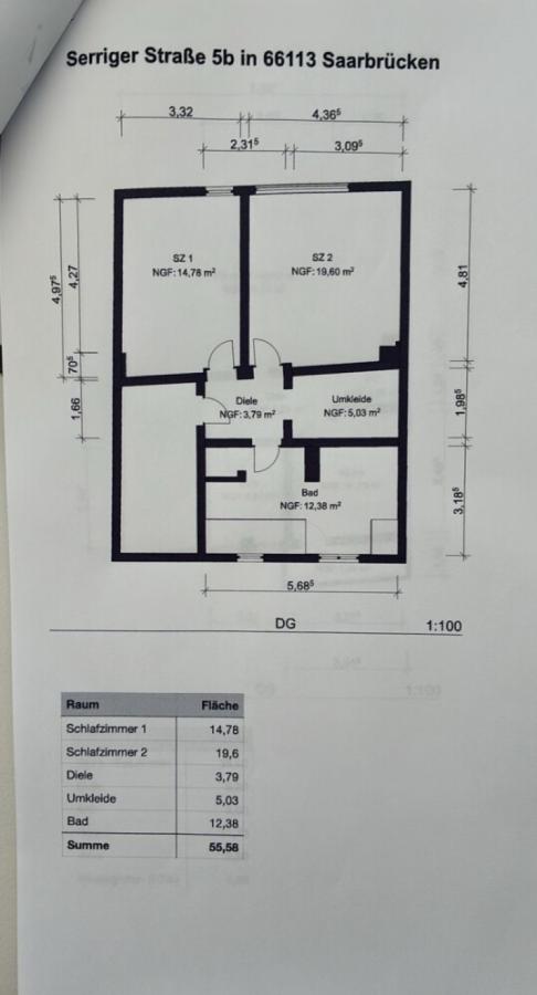 Grundriss DG
