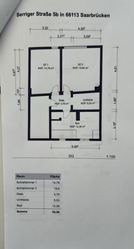 Grundriss DG