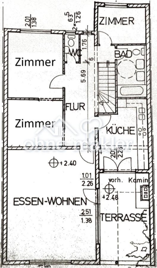 Obergeschoss (Hauptwohnbereich