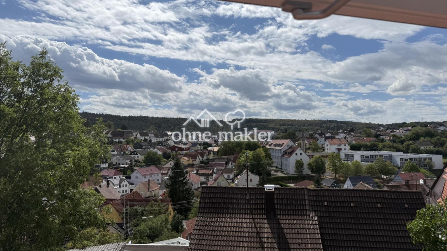 Blick aus Wohnzimmer