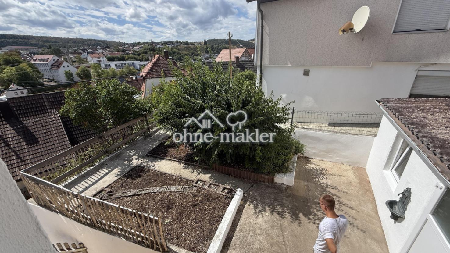Blick vom WZ Seitenfenster