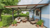 Überdachte Terrasse (Visualisierung)